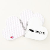 ドラマーのスパイラルノート ノートブック (内部)