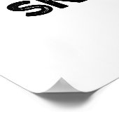 ドラマーのドラムおもしろいパンで何を悲鳴 ポスター (角)