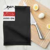 ドラマーのハートのビート キッチンタオル (四つ折り)