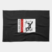 ドラマーのハートのビート キッチンタオル (横)