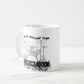 ドラマーのビート コーヒーマグカップ (正面左)