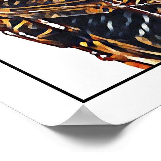 ドラマーのポスタースネールドラムとばちドラム ポスター (角)