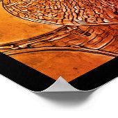 ドラマーのポスタードラムキットスナレシンバルドラミングアート ポスター (角)