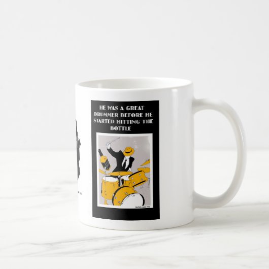 ドラマーのマグ コーヒーマグカップ (右)