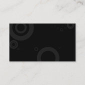 ドラマーのリングや輪 名刺 (裏面)