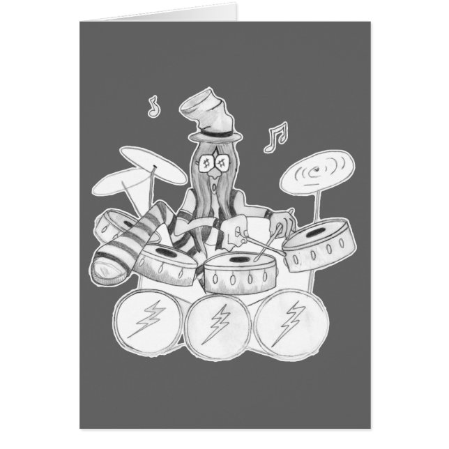 ドラマーの人 (正面)