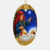 ドラマーの男の子のオーナメント セラミックオーナメント (右)