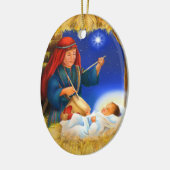 ドラマーの男の子のオーナメント セラミックオーナメント (左)