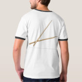 ドラマーのTシャツ Tシャツ (裏面)