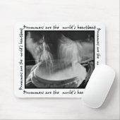 ドラマーは世界の心拍のマウスパッドです マウスパッド (マウス)