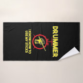 ドラマーは私の棒の使い方を知っている バスタオル (バスタオル)