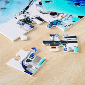 ドラマーは空気影の青の逆のドラムで付きます ジグソーパズル (側面)