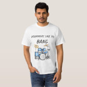 ドラマーはBangqのTシャツに好みます Tシャツ (正面フル)