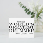 ドラマーもっとも偉大クローズ ポストカード (スタンド正面)