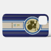 ドラマーイニシャル Case-Mate iPhoneケース (裏面 (横))