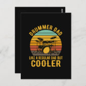 ドラマーパパは普通のパパのように ポストカード (正面/裏面)