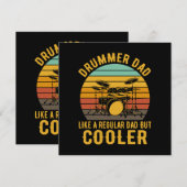 ドラマーパパは普通のパパのように 招待状 (正面/裏面)