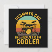 ドラマーパパは普通のパパのように 招待状 (裏面)