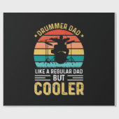 ドラマーパパ ラッピングペーパー (フラット)