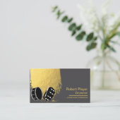 ドラマーパーカッショニストミュージカルイベントドラムDjs 名刺 (スタンド正面)