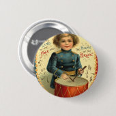 ドラマーボーイスター赤白青 缶バッジ (正面&裏面)