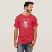 ドラマーマサチューセッツ白色 Tシャツ (正面フル)