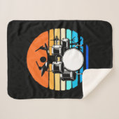 ドラマーレトロヴィンテージ シェルパブランケット (正面(横))