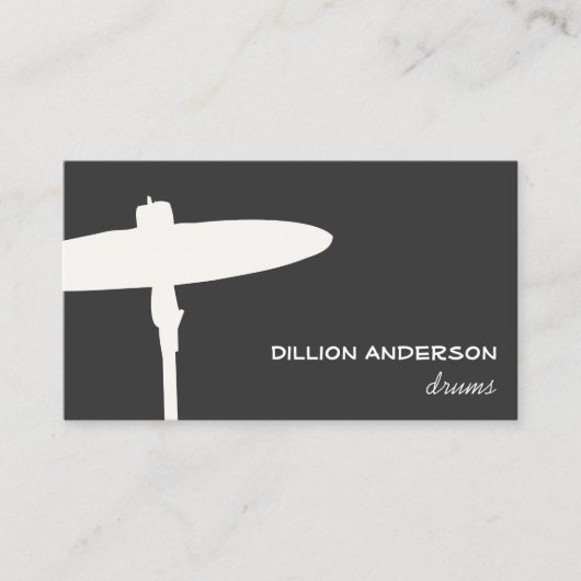 ドラマー名刺 名刺 (正面)