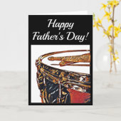 ドラマー父のデイカードスナレドラムドラムスティック カード (黄色い花)