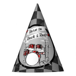 ドラマー生まれ誕生日toロック&ドラム転がキット パーティーハット