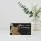 ドラマー用ドラムキットドラミング名刺 名刺 (スタンド正面)