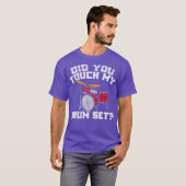 ドラマー私のドラムセット Tシャツ (正面フル)