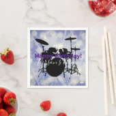 ドラマー誕生日テーマナプキンHAMbWG スタンダードカクテルナプキン (インサイチュ)