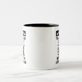 ドラマー警告ズ ツートーンマグカップ (中央)