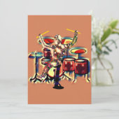 ドラマー遊の彼のドラムセット カード (スタンド正面)