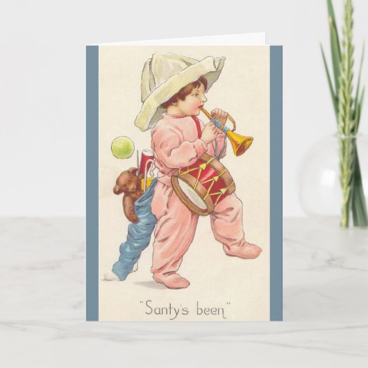 ドラマー遊ボーイとクリスマストイズカード シーズンカード (正面)