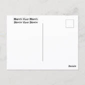 ドラマー違うソロー引用文シンバル ポストカード (裏面)