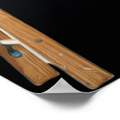 ドラマー違う引用文はしご ポスター (角)