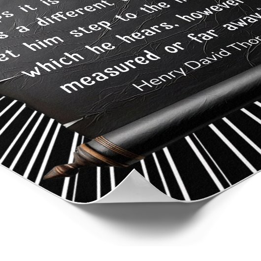 ドラマー違う引用文ソレオーシリーズ1 ポスター (角)