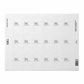 ドラマー音楽デザインワンラインドラム ラベル (フルシート)