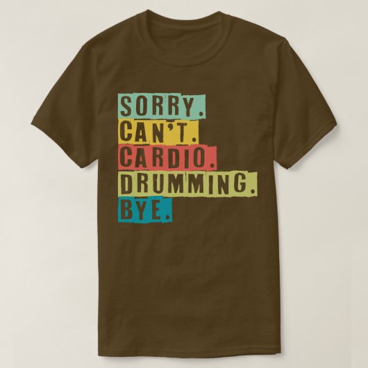 ドラマー3 Tシャツ (デザイン正面)
