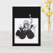 ドラマー カード (黄色い花)