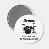 ドラマー・ギフト マグネット (正面/裏面)