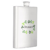 ドラマー・シャムロック・オーバル フラスク (右)