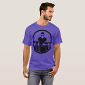 ドラマー スケッチ フレンド Tシャツ (正面フル)
