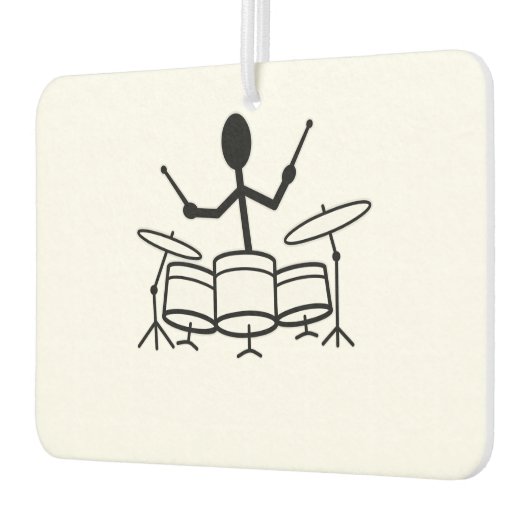 ドラマー・スティック・フィギュア カーエアーフレッシュナー (左)