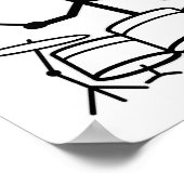 ドラマー・スティック・フィギュア ポスター (角)