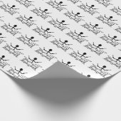 ドラマー・スティック・フィギュア ラッピングペーパー (角)