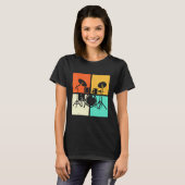 ドラマー・ドラマセットヴィンテージ Tシャツ (正面フル)