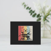 ドラマー・ドラムレトロ ポストカード (スタンド正面)